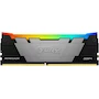 Miniatura de Kingston Fury Renegade Black RGB DDR4, Memoria Gamer para PC, Capacidad: 8GB, Factor de Forma: DIMM 288-Pin, Color: Negro/RGB, Numero De Parte: KF432C16RB2A/8