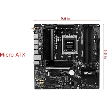 Imagen 2 de Placa Base ASRock B850M Pro-A WiFi AMD AM5 Micro ATX