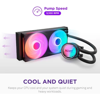 Imagen 3 de NZXT Kraken Core 240 RGB - Enfriador Líquido AIO para CPU - Radiador 240 mm - Negro - Modelo RL-KR24C-B1