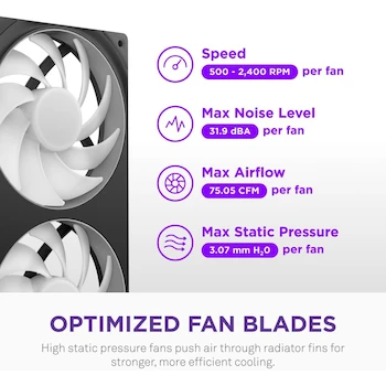 Imagen 5 de NZXT Kraken Core 240 RGB - Enfriador Líquido AIO para CPU - Radiador 240 mm - Negro - Modelo RL-KR24C-B1