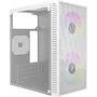 Miniatura de Acteck Gabinete Compacto Mini Torre Fuji GC470 MAX MB M-ATX Fuente ATX 500 W 2X USB 2.0 + 1x USB 3.0 2X Fan FRGB Panel Izq Acrilico Frente Mesh Blanco