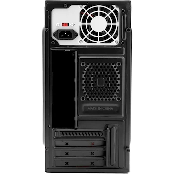 Imagen 4 de Stylos Gabinete Oficina Micro Tower Stylos CGAB5 Modelo STPGAC5B Serie STPGAC5B M-ATX Aluminio + Plástico ABS PSU 500W Negro Dimensiones 41 x 39.5 x 20.5 cm