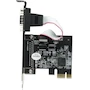 Miniatura de Tarjeta Serial PCI Express Manhattan 1 Puerto RS232 DB9 Negra Modelo 158152