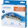 Miniatura de Tarjeta Serial PCI Express Manhattan 1 Puerto RS232 DB9 Negra Modelo 158152
