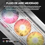 Miniatura de CORSAIR Frame 4000D LCD RS ARGB Chasis Modular ATX Semitorre – Pantalla Táctil LCD XENEON Edge, 4 Ventiladores RS120 ARGB PWM – Blanco