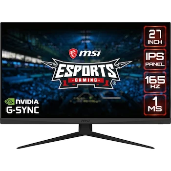 Imagen alusiva al producto Monitor Gamer MSI Optix G273 Esports 27" FHD 1920x1080 165Hz G-Sync Compatible Negro
