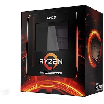 Imagen alusiva al producto Procesador AMD Ryzen Threadripper 3990X, 64 Núcleos, 128 Hilos, Socket TRX4, Dimensiones 50.8 x 50.8 x 0.25 cm, Peso 885 g