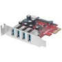 Miniatura de Manhattan AC-7235 Tarjeta USB 3.0 PCI Express 4 Puertos Corto-Bracket
