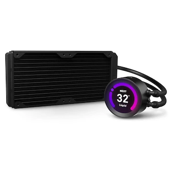 Imagen 3 de NZXT Kraken Z53 240mm RL-KRZ53-01 - AIO RGB CPU Liquid Cooler - Customizable LCD Display - AER P 120mm Fans (2 Included) - Black