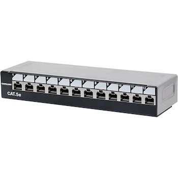 Imagen 3 de Intellinet AC-6605 Panel de Parcheo Cat.6 de 12 Puertos para Escritorio con Bloqueo