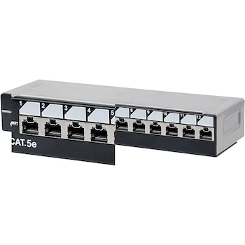Imagen 4 de Intellinet AC-6605 Panel de Parcheo Cat.6 de 12 Puertos para Escritorio con Bloqueo