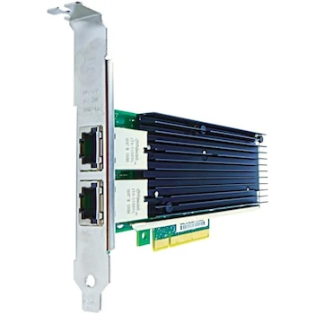 Imagen de referencia para Axiom 10Gbps Dual Port PCIe x8 NIC Card - Modelo B01DHFQ4MM - Tarjeta de Red de Fibra Dual SFP+