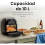 Miniatura de Chefman - Freidora Digital Multifuncional + Asador, Deshidratador, Horno de Convección, Modelo RJ38-10-RDO-V2, Capacidad 10L, Color Negro, Tamaño Pequeño