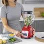 Miniatura de Oster Licuadora BLSTKAGRPB con Vaso de Vidrio 1.5 Litros, 2 Velocidades Más Pulso, Color Rojo