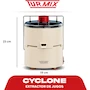 Miniatura de Extractor de Jugos Turmix Jr. Ciclone TU03, 2 en 1 Exprimidor de Cítricos, Color Beige, Modelo Cyclone Jr