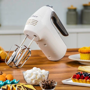 Imagen 2 de Oster Batidora de Mano FPSTHM3532 6 Velocidades Blanca Mango Ergonómico