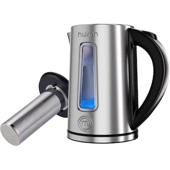 Imagen de referencia para Hukën x MasterChef Tetera Eléctrica STEEL-FUSE 1.7L Hervidor de Agua con Infusor de Té Removible Acero Inoxidable