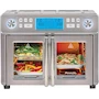 Miniatura de PowerXL Duplex Horno y Freidora de Aire de 24 Litros, Color Acero Inoxidable, Modelo TO68D5-2SPLA, Tamaño 44.4 x 54.41 x 51.31 cm