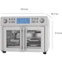 Miniatura de PowerXL Duplex Horno y Freidora de Aire de 24 Litros, Color Acero Inoxidable, Modelo TO68D5-2SPLA, Tamaño 44.4 x 54.41 x 51.31 cm