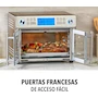Miniatura de PowerXL Duplex Horno y Freidora de Aire de 24 Litros, Color Acero Inoxidable, Modelo TO68D5-2SPLA, Tamaño 44.4 x 54.41 x 51.31 cm