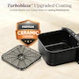 Miniatura de Cosori TurboBlaze 9 en 1 Freidora de Aire 6 Qt / 10 L Revestimiento Cerámico Premium Gris Oscuro