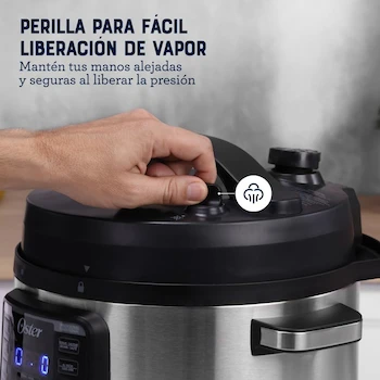 Imagen 5 de Oster Multiolla Turbo 7.5 L Acero Inoxidable con Recubrimiento DiamondForce Modelo CKSTPCECT75DF