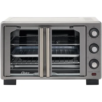 Imagen 1 de Oster Horno con Freidora de Aire, de 25 L de Capacidad, Color Gris, Modelo TSSTTV25FDMAFNS-1MX, Tamaño Pequeño