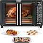 Miniatura de Gourmia GTF7460 Digital French Door Air Fryer Toaster Oven 24L 6-Slice Large Black