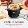 Miniatura de Dash Mini Rice Cooker Arrocera Negra 2 Tazas Modelo DRCM200BK