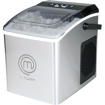 Imagen 1 de Hukën x MasterChef FreezeMAX MK-IM-9C Máquina de Hielos 1.3L Acero Inoxidable 2 Tamaños de Hielo Panel Digital