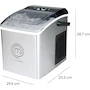 Miniatura de Hukën x MasterChef FreezeMAX MK-IM-9C Máquina de Hielos 1.3L Acero Inoxidable 2 Tamaños de Hielo Panel Digital