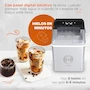 Miniatura de Hukën x MasterChef FreezeMAX MK-IM-9C Máquina de Hielos 1.3L Acero Inoxidable 2 Tamaños de Hielo Panel Digital