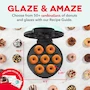 Miniatura de DASH Mini máquina para hacer donas, Modelo DDM007GBAQ04, Color Aqua, Capacidad 7 donuts, Tamaño 22,1 x 26,92 x 9,91 cm