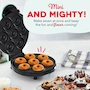 Miniatura de DASH Mini máquina para hacer donas, Modelo DDM007GBAQ04, Color Aqua, Capacidad 7 donuts, Tamaño 22,1 x 26,92 x 9,91 cm