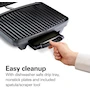 Miniatura de Hamilton Beach 25410 Panini Press, Sandwich Maker & Electric Indoor Grill, Acero Inoxidable, Superficie de Cocción 95 pulgadas²