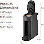 Miniatura de Keurig K-Mini Mate - Cafetera para Cápsulas, Color Negro, Modelo 611247405772, Serie K-Mini Mate, Capacidad 12 Onzas de Líquido, Dimensiones 23.72 x 10.01 x 24.03 cm, Peso 1.77 kg