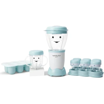 Imagen de referencia para Nutribullet Baby Licuadora Personal para Bebés Color Azul Set de 12 Piezas