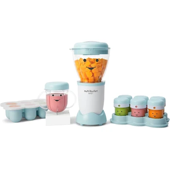 Imagen 3 de Nutribullet Baby Licuadora Personal para Bebés Color Azul Set de 12 Piezas