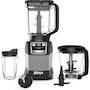 Miniatura de Ninja AMZ493BRN Sistema de Cocina Compacto con Auto-iQ, Batidora y Procesador de Alimentos, Taza de 18 oz, Jarra 72 oz, Tazón 40 oz, Negro/Gris
