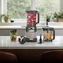 Miniatura de Ninja AMZ493BRN Sistema de Cocina Compacto con Auto-iQ, Batidora y Procesador de Alimentos, Taza de 18 oz, Jarra 72 oz, Tazón 40 oz, Negro/Gris