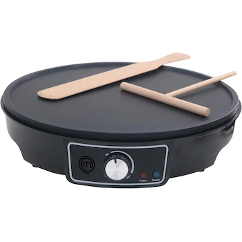 Imagen 3 de Hukën x MasterChef Crepera Eléctrica NONSTICK+ 30 cm MK-CM-V2 Plancha Multifuncional Antiadherente Negro