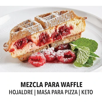 Imagen 4 de PowerXL Wafflera para Waffles Rellenos, Placas Profundas de 18 cm, Capacidad para Waffles de 5 cm de Grosor, Modelo HRW6107-LA
