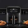 Miniatura de Hukën x MasterChef® StylePro™ – Freidora de Aire Multifuncional 4.5L Acero Inoxidable con Ventana y Luz Interna