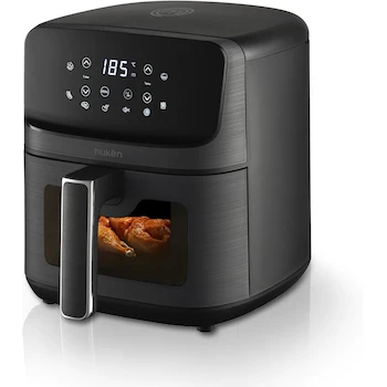 Imagen 4 de Hukën x MasterChef® StylePro™ – Freidora de Aire Multifuncional 4.5L Acero Inoxidable con Ventana y Luz Interna