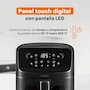 Miniatura de Hukën x MasterChef® StylePro™ – Freidora de Aire Multifuncional 4.5L Acero Inoxidable con Ventana y Luz Interna