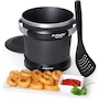 Miniatura de Presto 05420 FryDaddy Freidora Eléctrica Negra, Serie FryDaddy, Modelo 05420, Color Negro, Capacidad para Cuatro Porciones con 4 Tazas de Aceite, Tamaño Compacto 21.3 x 20.7 x 18.7 cm, Marca Presto, Material Cerámica y Aluminio Fundido