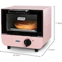 Miniatura de DASH Minitostadora DMTO100GBPK04 Color Rosa, Tamaño Mini, Capacidad para 2 Rebanadas, Dimensiones 20.32 x 15.24 x 17.78 cm, Peso 1.88 kg, Material Metal