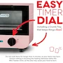 Miniatura de DASH Minitostadora DMTO100GBPK04 Color Rosa, Tamaño Mini, Capacidad para 2 Rebanadas, Dimensiones 20.32 x 15.24 x 17.78 cm, Peso 1.88 kg, Material Metal