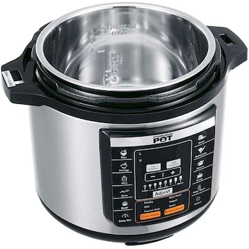 Imagen 2 de Olla de Presión Eléctrica Koblenz Kitchen Magic Pot 8 Litros Color Plata Modelo KMP-1200 IN