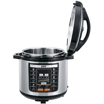 Imagen 3 de Olla de Presión Eléctrica Koblenz Kitchen Magic Pot 8 Litros Color Plata Modelo KMP-1200 IN